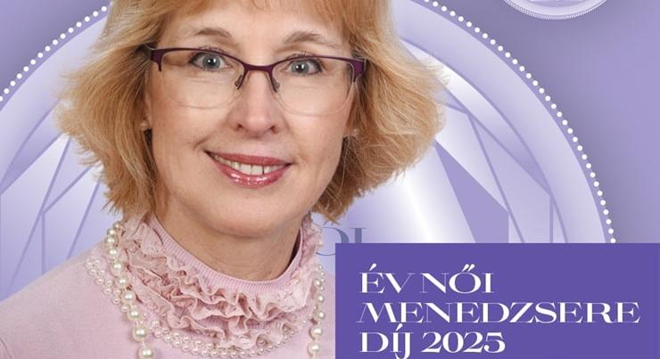 Rangos elismerés: Dr. Teszárné Dr. Nagy Marianna az Év Női Menedzsere