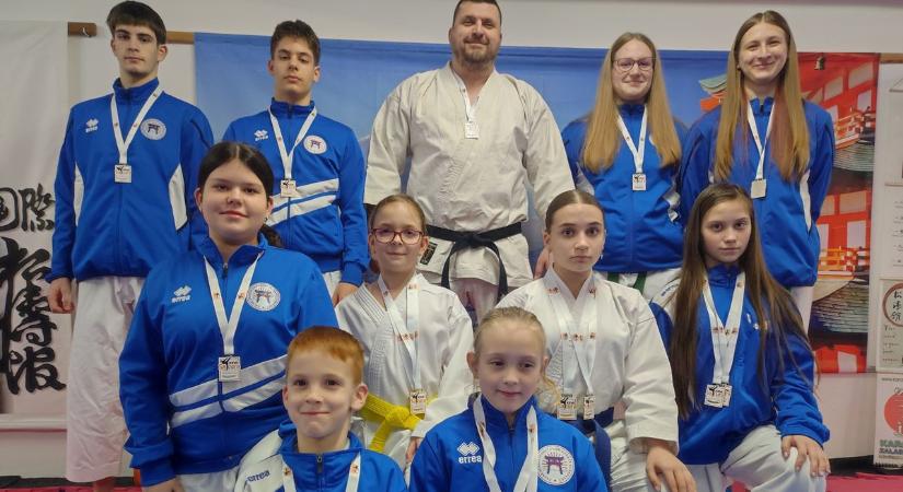 A Sakura Kupán is bizonyítottak az egerszegi karatésok