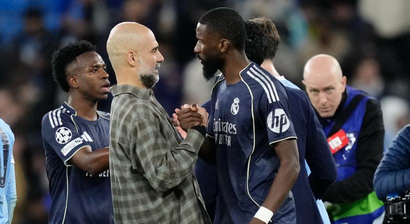 Parázs BL-visszhangok: Rüdiger nekiment Guardiolának, Vinícius beszólt a Citynek, az edző csak legyintett a Realra - videók