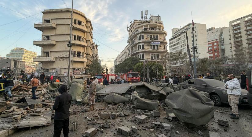 Hatan meghaltak a libanoni főváros központját érő izraeli légicsapásokban