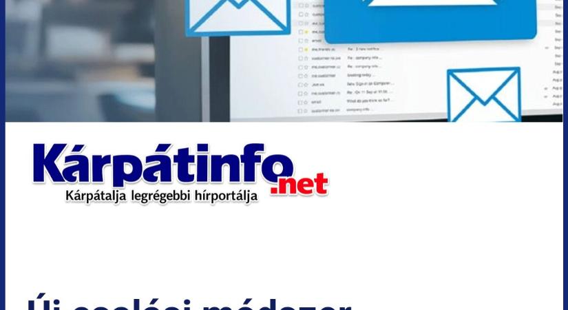 Új csalási módszer Ukrajnában – vírusos e-mailek az adóhatóság nevében