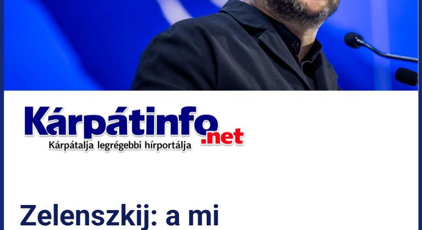 Zelenszkij: a mi nemzedékünktől függ, hogy folytatódik-e az emberiség történelme