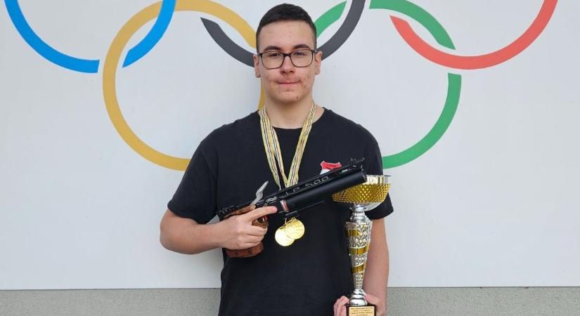 Egyéni csúcsal lett bajnok a fiatal győri sportlövő