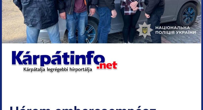 Három embercsempész hálózatot számolt fel a rendőrség Kárpátalján