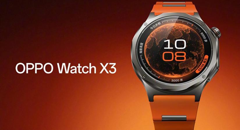 Glükóz- és vérnyomásfigyelést ígér az Oppo Watch X3