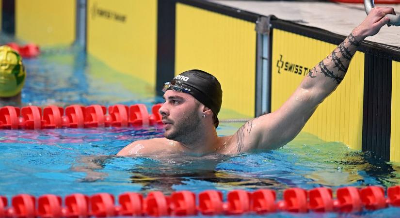 Holló Balázs a Bitskey uszoda után Párizsban tempózik