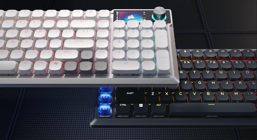 Vékony, sokgombos, játszós és produktív: így jellemezhető a Corsair klaviatúrája