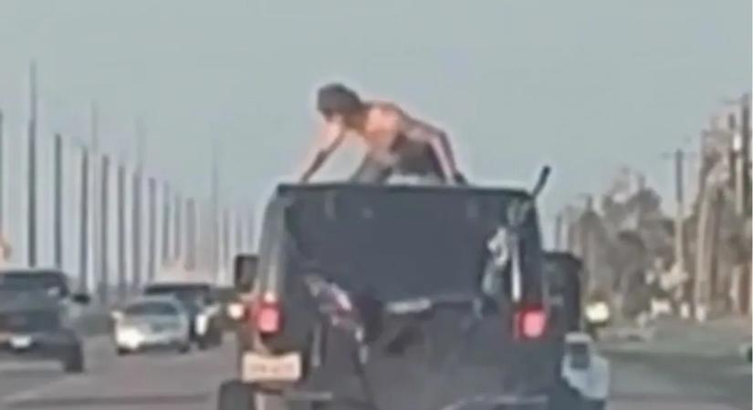 Félmeztelenül táncolt a diák egy autó tetején, mielőtt elütötték