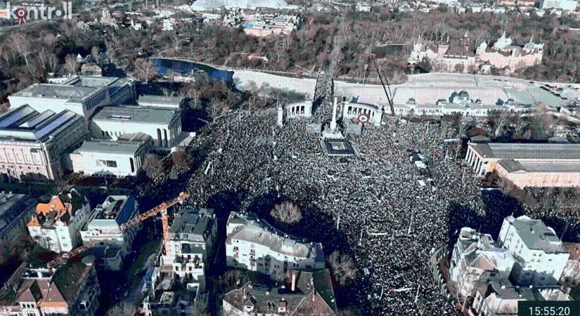 Háromszor annyian hallgathatták Magyart, mint Orbánt egy objektív tömegbecslés szerint