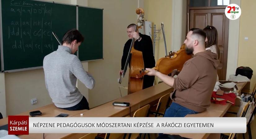Népzene pedagógusok módszertani képzése a Rákóczi egyetemen (videó)