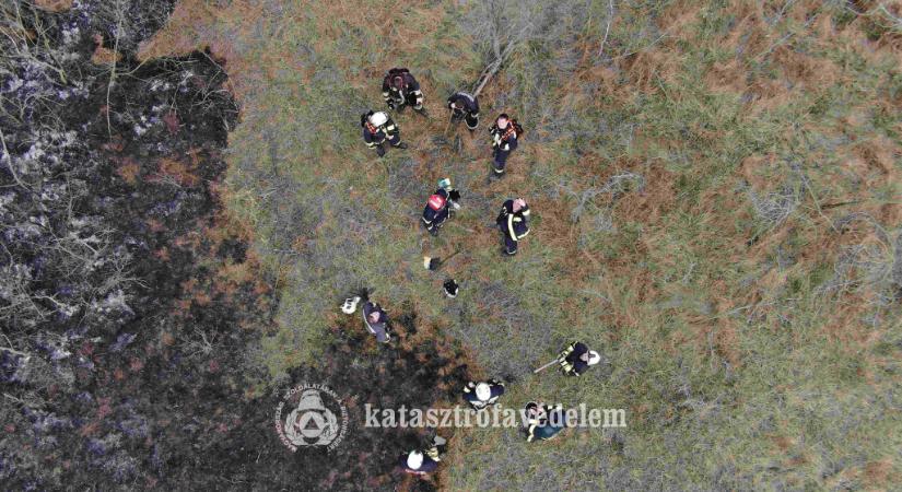 Fotókon a keddi tűzeset