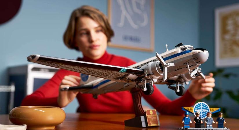 1903 darabból rakhatja ki az 1930-as évek ikonikus utasszállítóját: Lego-változat készült a Douglas DC-3-ból