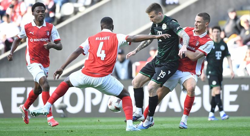 Európa Liga: Egy félidő alatt ledolgozta hátrányát a Braga és kiejtette a Fradit - videó