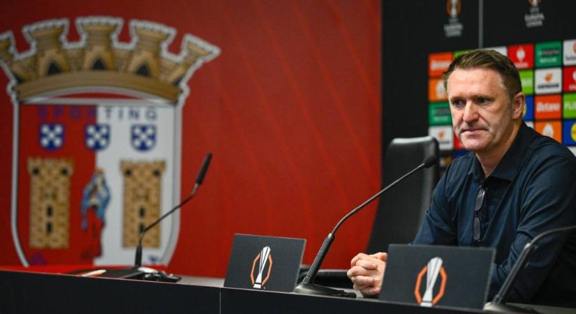 „Az első találkozón túlteljesítettünk” – a Fradi edzője nem dühös a bragai nagy vereség után