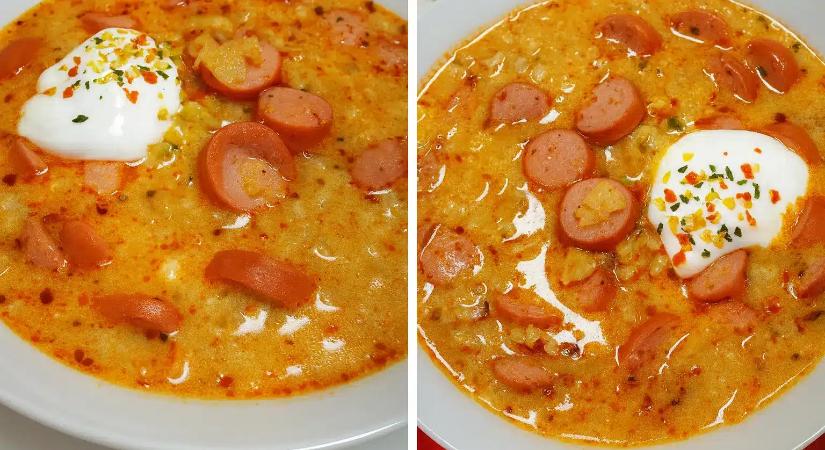 Retro frankfurti leves recept, amit egy 77 éves rokontól kaptunk