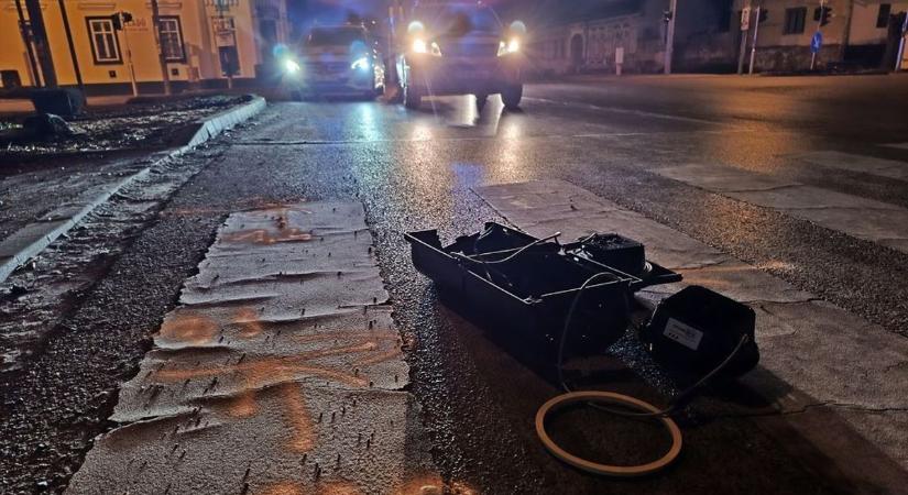 Beton virágágyás állította meg az ittas sofőrt – fotók, videó