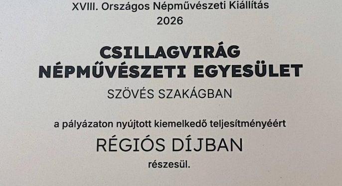 Hagyomány és megújulás – hevesi sikerek az Élő népművészet kiállításon