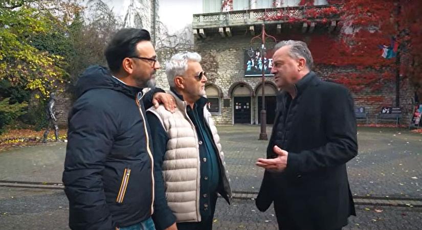 Gianni és Miki veszprémi kalandja, a Petőfi Színház színpadán beszélgettek Oberfrank Pállal (videó)