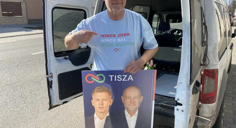 Kínos viccet mondott a Tisza jelöltje, Magyar Péter a színpadon tette helyre