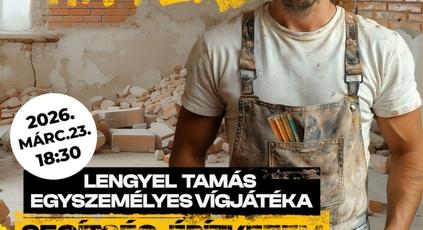 Víztorony fényfestés és Lengyel Tamás vígjátéka Bükön