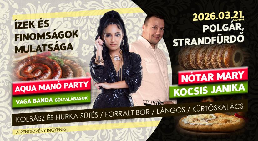 Nótár Mary és Kocsis Janika gondoskodik a jó hangulatról a polgári gasztro- és családi napon