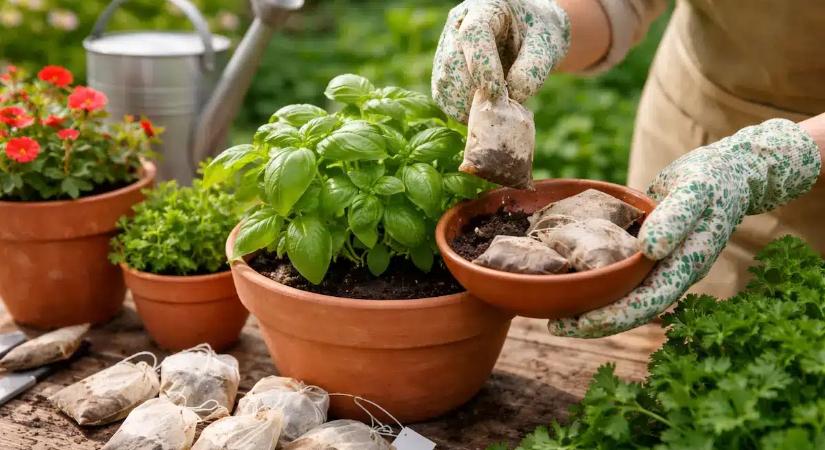 12 növény, amely jobban nő, használt teafilterekkel