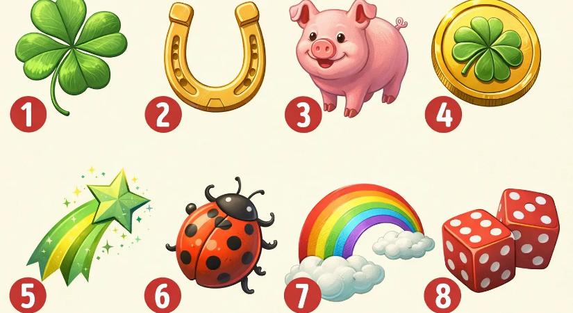 Válassz egy szerencseszimbólumot és elmondjuk, hogy hány %-ban leszel szerencsés a hétvégén