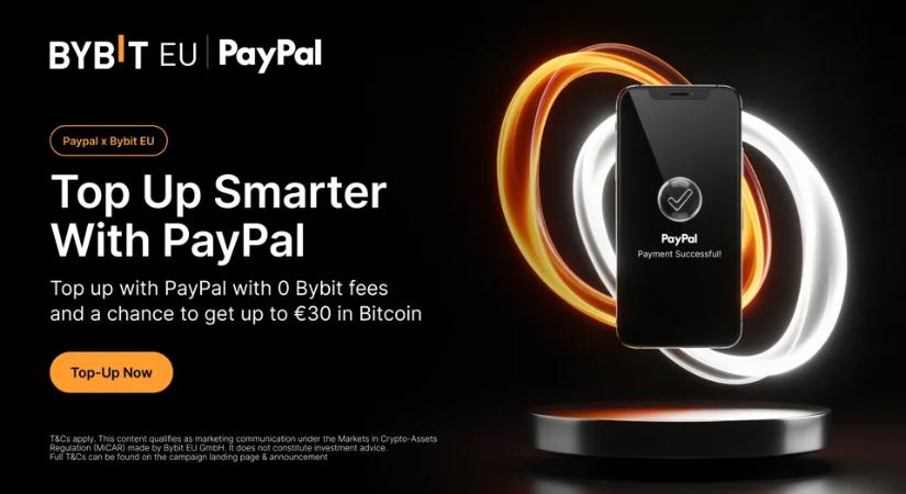 Bybit EU PayPal befizetési akció