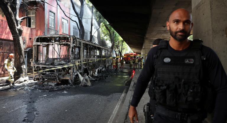Megbénult Rio de Janeiro a rendőrség és a drogkartellek háborújában