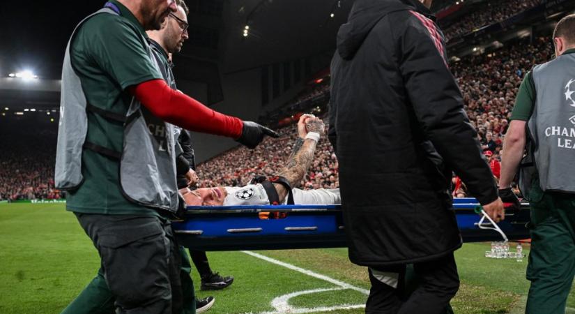 Leszakadt az ujjperce a Galatasaray-focistának a Liverpool elleni BL-meccsen