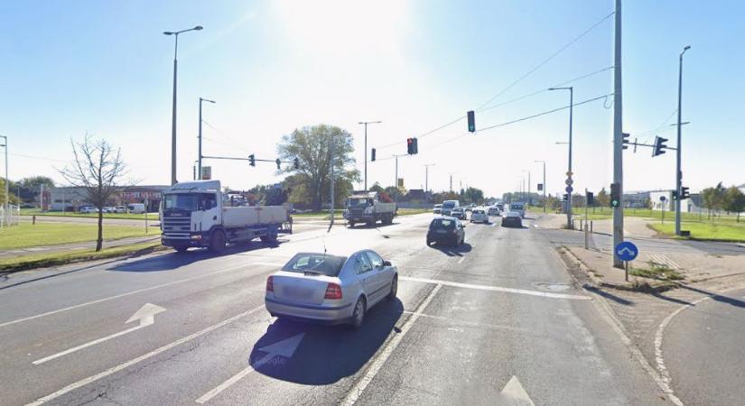 Nagy baleset a debreceni Mikepércsi úton