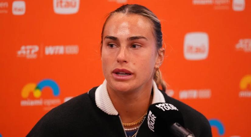 Kitört a balhé Dubajban: Arina Szabalenka keményen kiosztotta a kritikusait