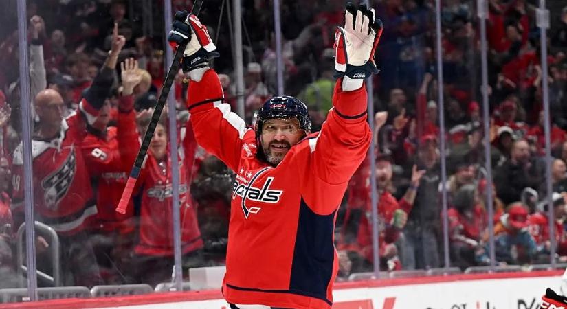 NHL: Ovecskin gólt szerzett, már csak egy hiányzik az ezerhez