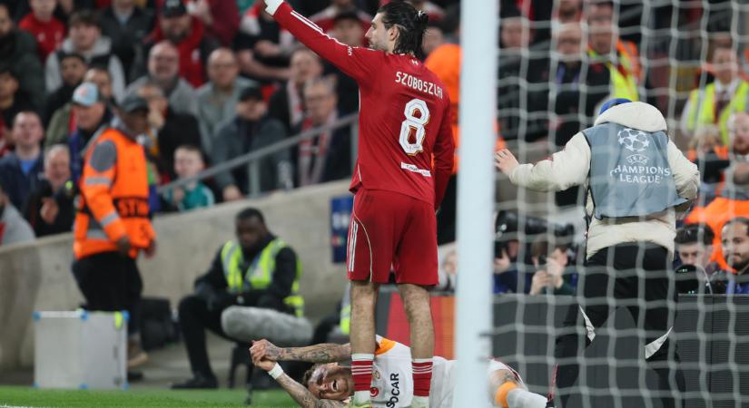 Horrorisztikus sérülést szenvedett a Galatasaray játékosa a Liverpool elleni BL-meccsen – videó