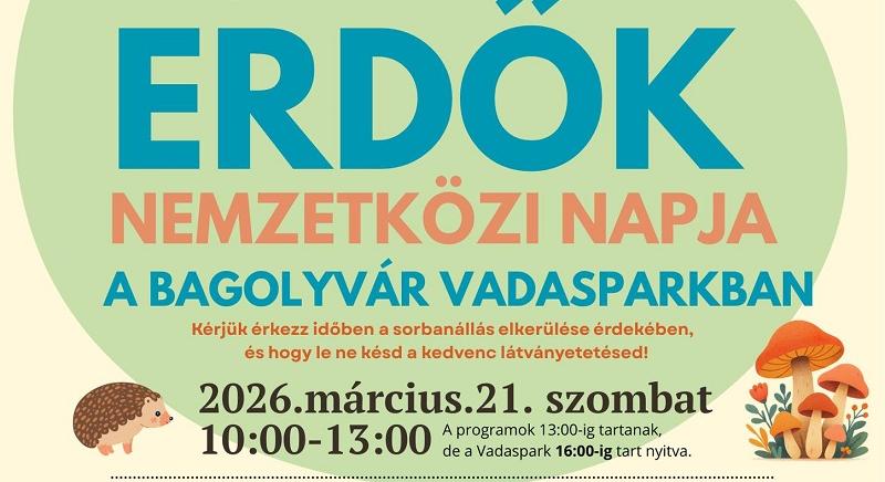Erdők Nemzetközi Napja Szolnokon – élményekkel vár a Bagolyvár Vadaspark