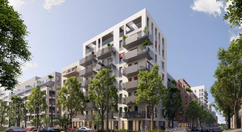 Elkezdődött egy nagy XIII. kerületi lakópark értékesítése