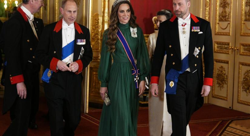 Megvolt Katalin hercegné idei első tiara pillanata, ezt a fejdíszt választotta