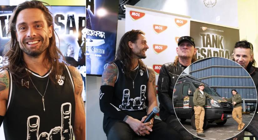 Régi titkokról rántotta le a leplet a Tankcsapda új gitárosa: Vörös Attila láda tetején aludt a koncerteken