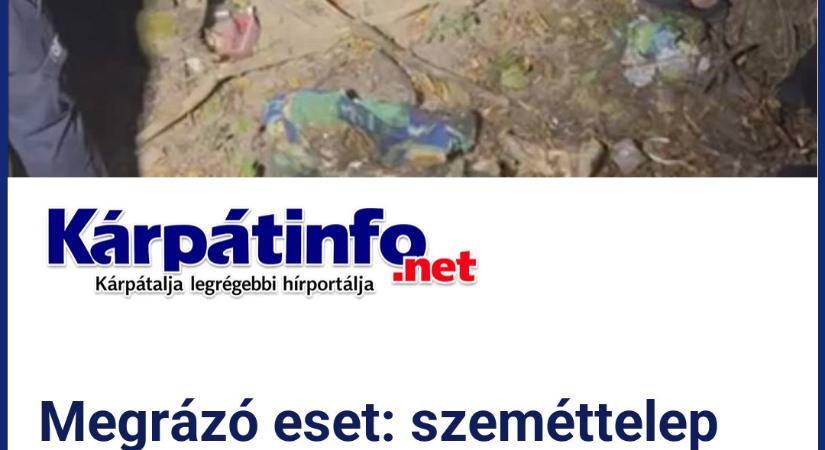 Megrázó eset: szeméttelep közelében temették el egy csecsemő holttestét Ukrajnában