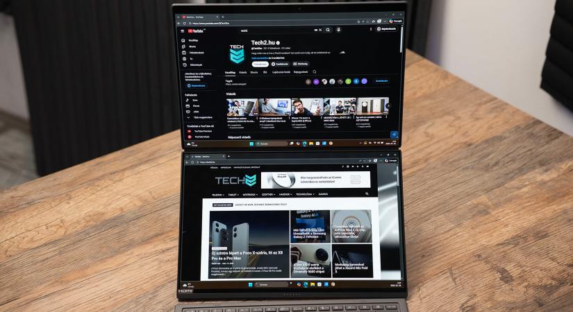 ASUS Zenbook DUO (2026) – amikor a laptop már két kijelzővel az igazi