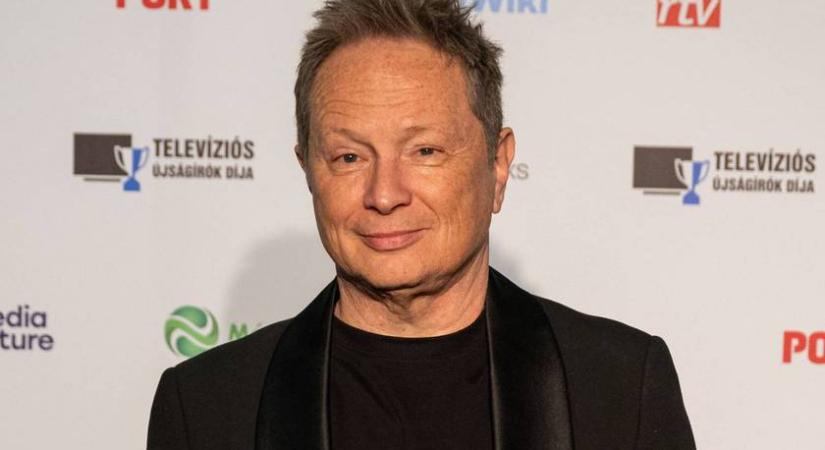 Geszti Péter felesége ragyogott a díjátadón: Editről le se tudta venni a kezét