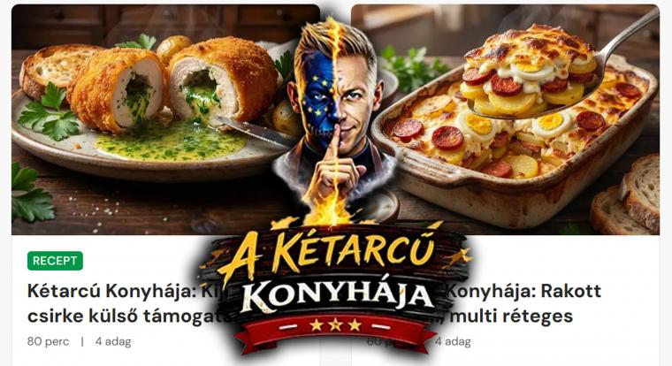 Magyar Péter ellenes AI-receptekkel kampányol a Mindmegette gasztrooldal