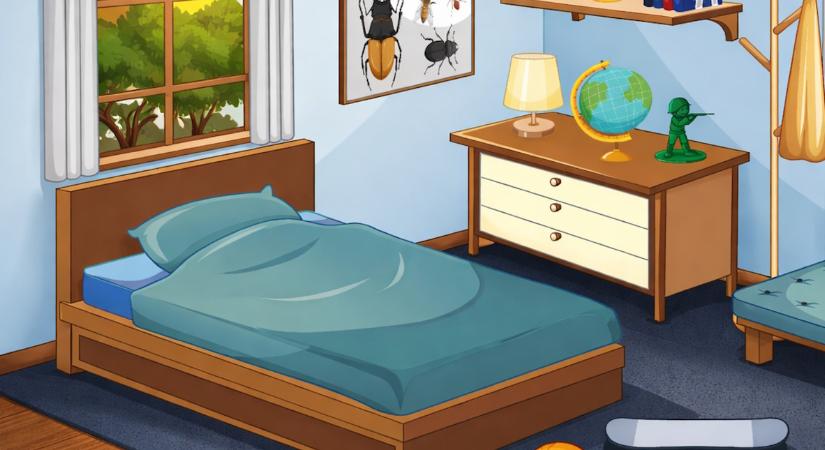 Lehetetlen gyerekszoba: ha 10 másodperc alatt kiszúrja, mi a hiba a képen, 130 feletti az IQ-ja!