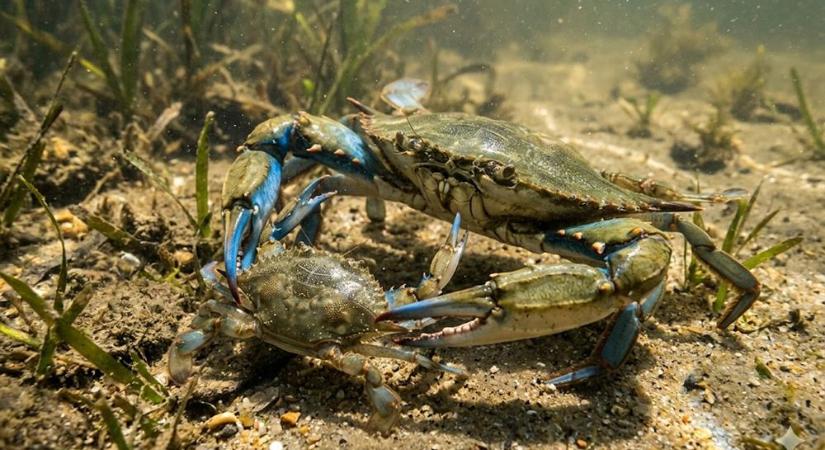 Kék tarisznyarák a kék tarisznyarák ellen: a Chesapeake-öbölben néha a rokonság is ragadozó
