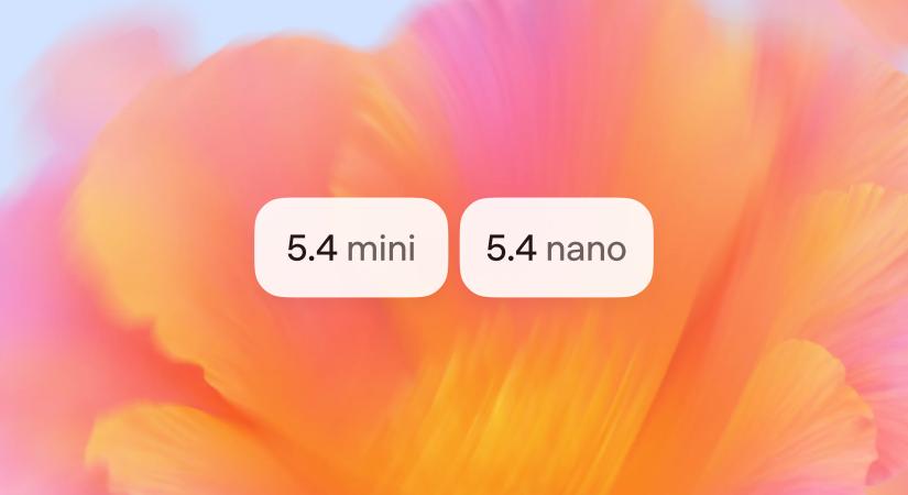 Előállt az OpenAI a kisebb GPT‑5.4 modellekkel