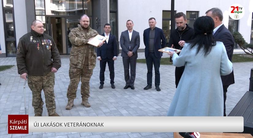 Új lakások veteránoknak (videó)