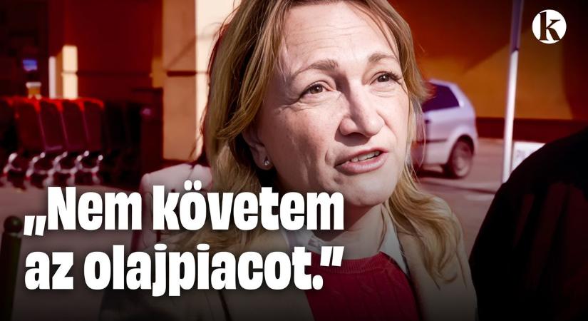 Jól fizet a Shell? – Bujdosó Andrea a standja mögé bujdosott a valódi kérdések elől (VIDEÓ)