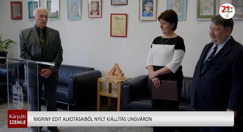 Nigriny Edit alkotásaiból nyílt kiállítás Ungváron (videó)