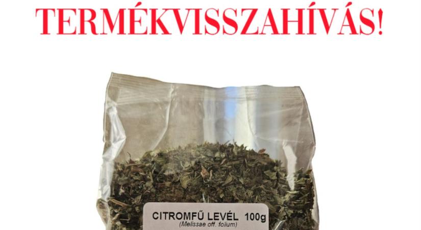 Újabb termékvisszahívás: DDT-t tartalmaz a tea!