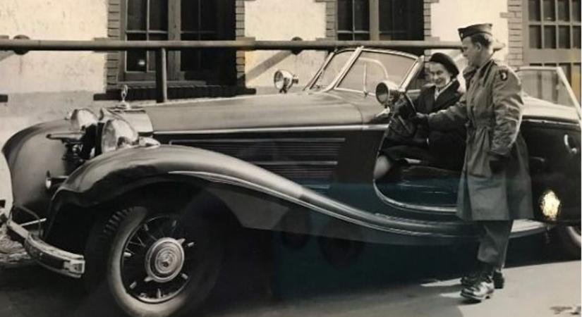 Eva Braun különleges Mercedese, amely Győrben is járt - fotó